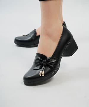 کفش پاشنه دار زنانه پاپیونی کد 23665