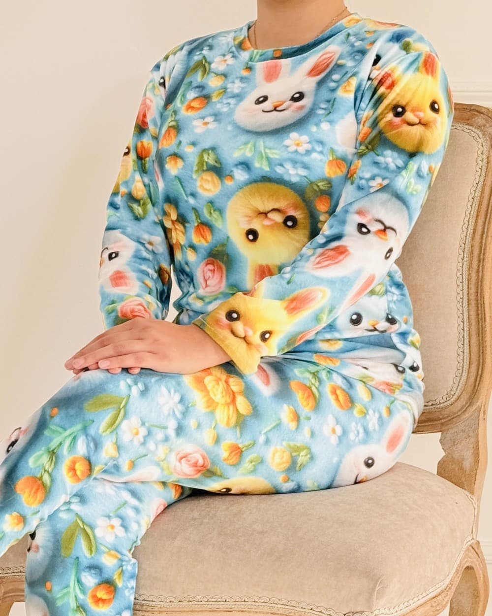 ست بلوز و شلوار سه بعدی _ کد محصول 1364