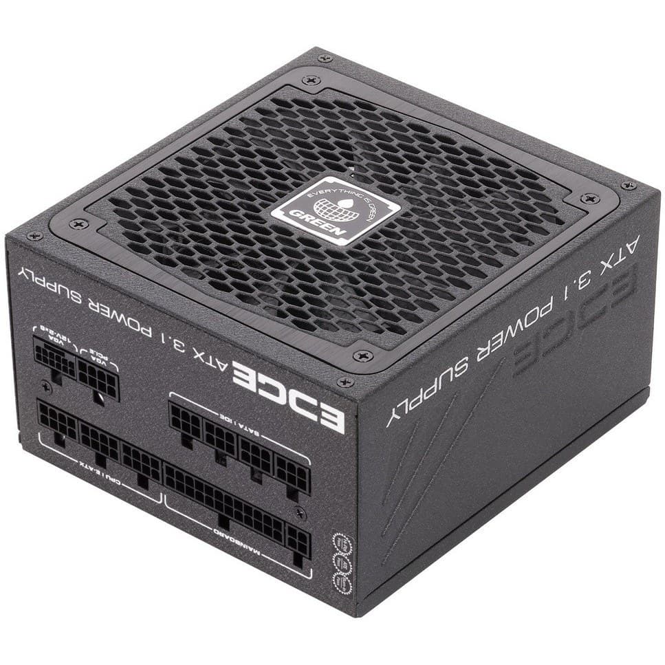 منبع تغذیه کامپیوتر گرین مدل GP850B-EDGE 80 Plus Platinum توان 850 وات