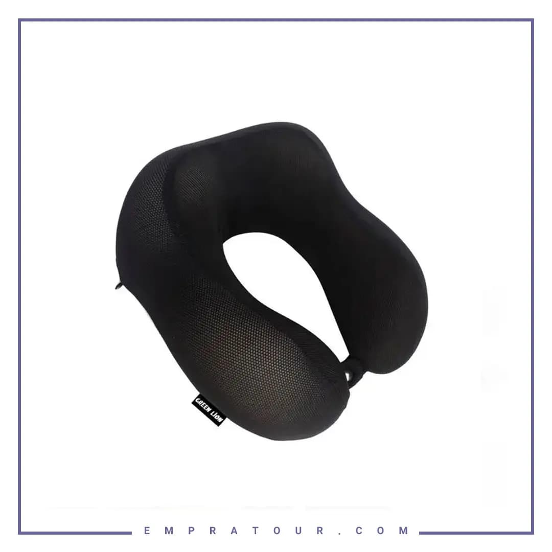 بالش گردن فوم مموری گرین لاین Green Memory Foam Neck Pillow GNMEFMNECKBK