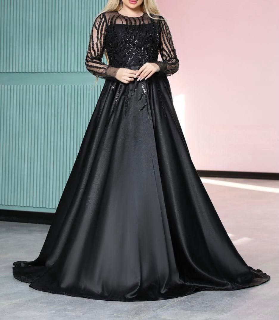 پیراهن مجلسی زنانه و شب ماکسی مدل نلا(پیش فروش ٧ روز)