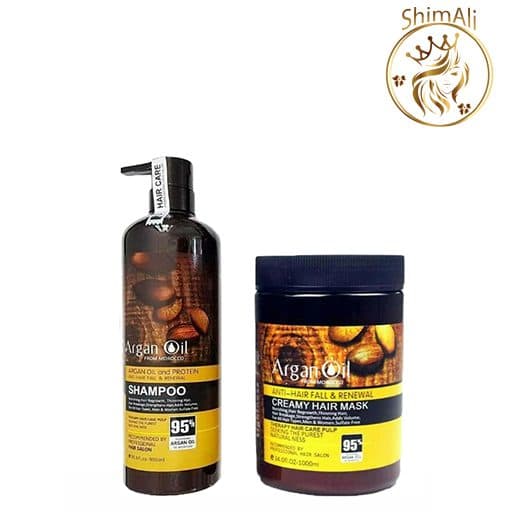 شامپو و ماسک مو حاوی روغن آرگان