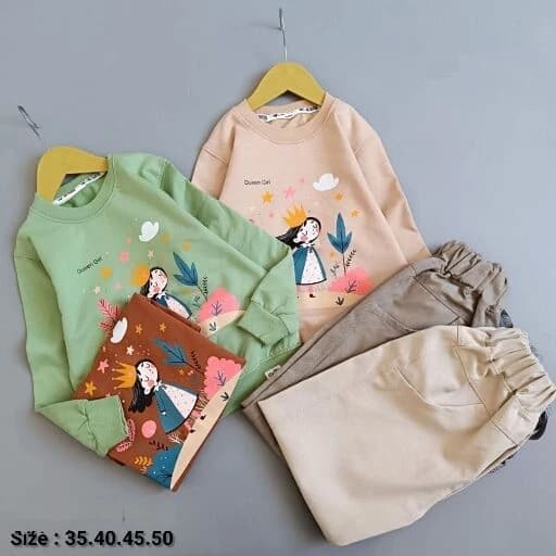 ست بیرونی دخترانه دختر و منظره