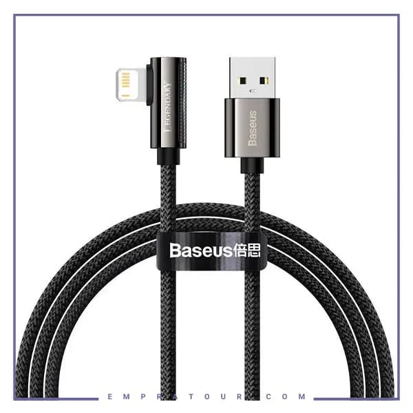 کابل لایتنینگ بیسوس 2متر Baseus Legend Series Elbow USB to iP CALCS-A01