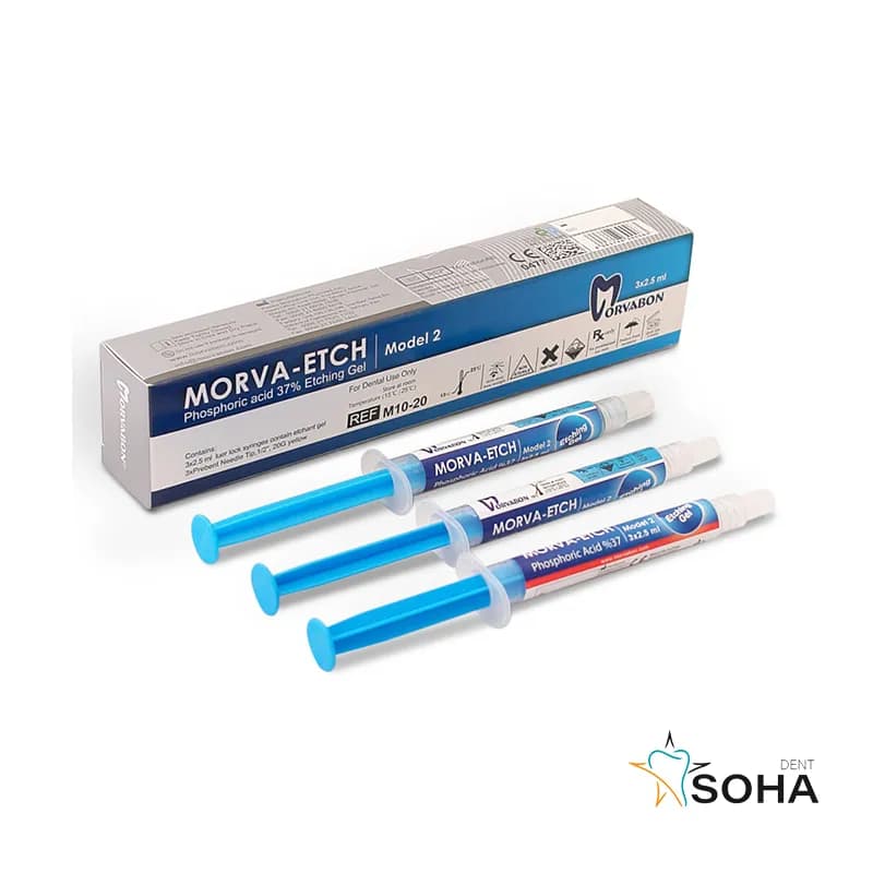 ژل اسید ETCH فسفریک 37% سه سرنگ مروابن