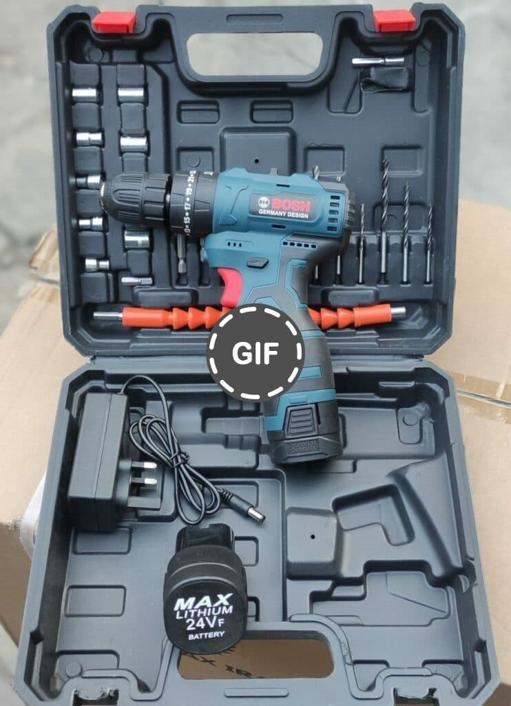 دریل پیچ گوشتی سه حالته شارژی 24 ولت بوش Bocsh 24V