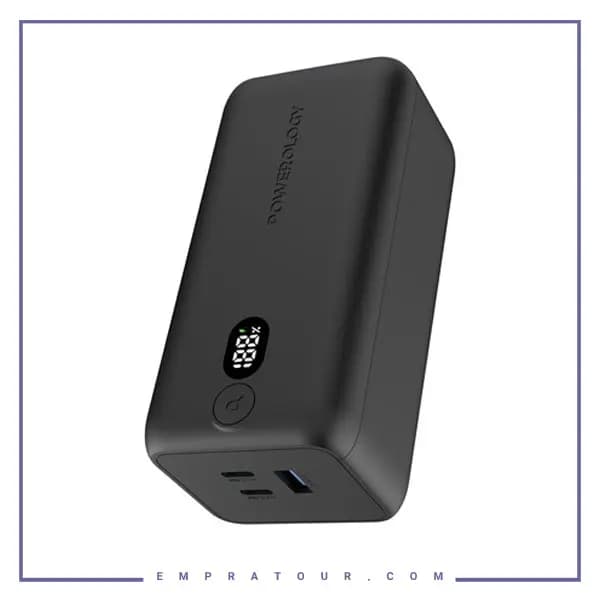 پاوربانک 65 وات 20000 پاورولوژی Powerology Onyx Power Bank PPBCHA19
