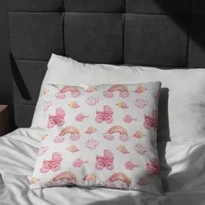 پارچه ملحفه مدل مخمل نوزادی طرح ماهی و پرنده کد 5011373