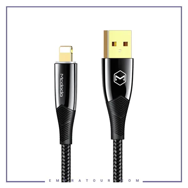 کابل شارژ لایتنینگ قطع کن دار مکدودو Mdodo Auto Power Off Data Cable for Lightning CA-806