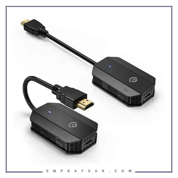 دانگل انتقال تصویر بی سیم HDMI پاورولوژی Powerology Wireless HDMI To HDMI PHDMRABK