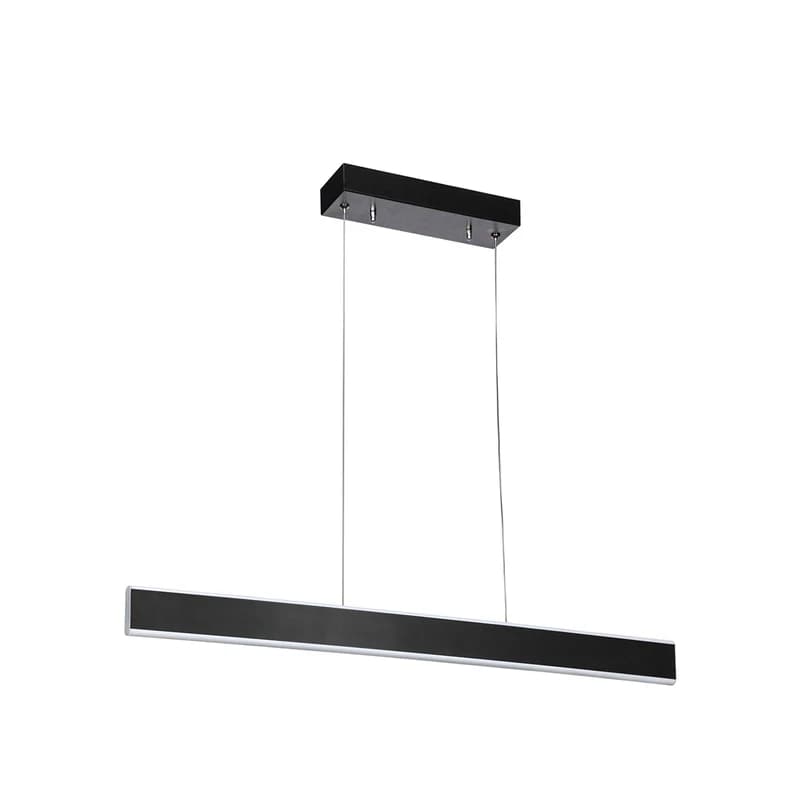 لوستر مدرن سقفی اتاق چشمه نور مدل L6432/60BK مهتابی