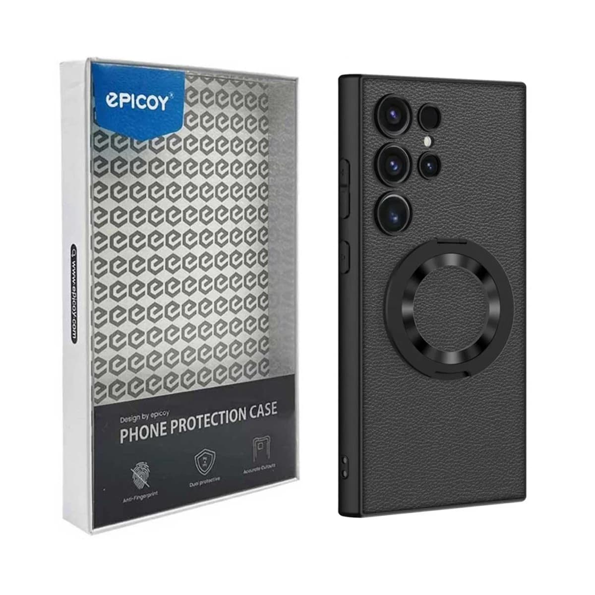 کاور گوشی سامسونگ Galaxy S24 Ultra اپیکوی مدل Ring Mag Leather