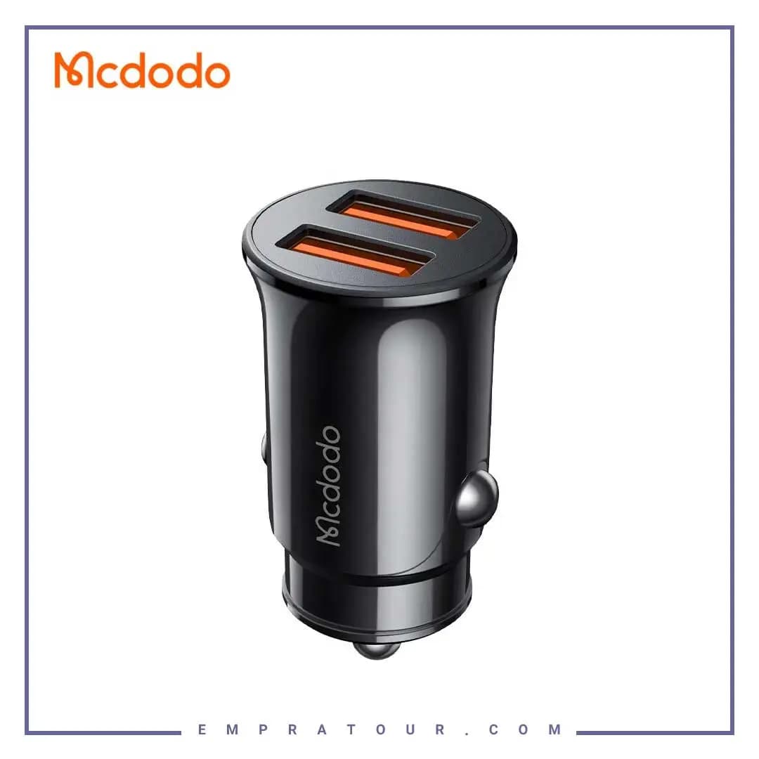 شارژر فندکی دو پورت فست شارژ 12 وات Mcdodo Dual USB Output Car Charger cc-6602