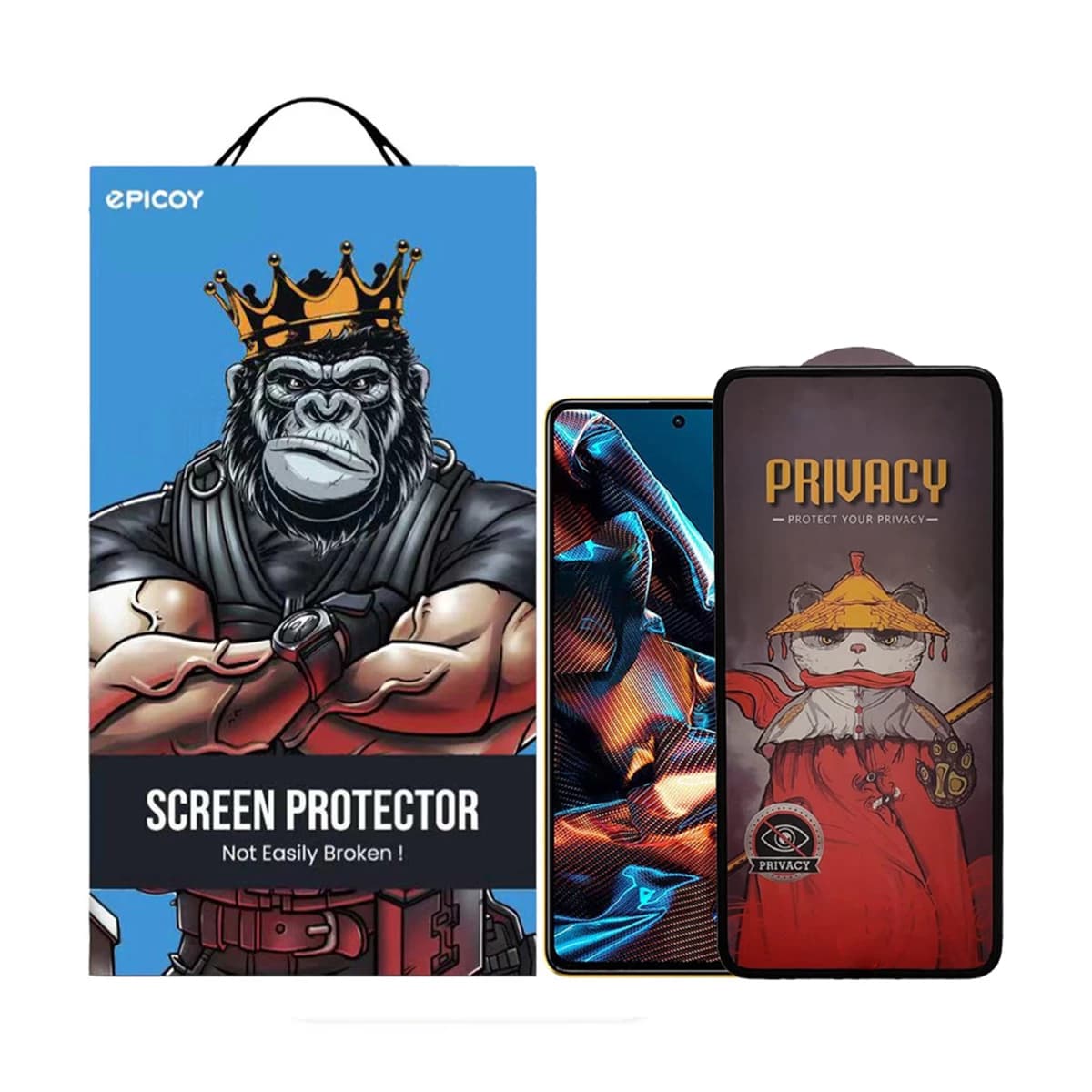 گلس گوشی پوکو X5 Pro اپیکوی مدل Airacy پرایوسی