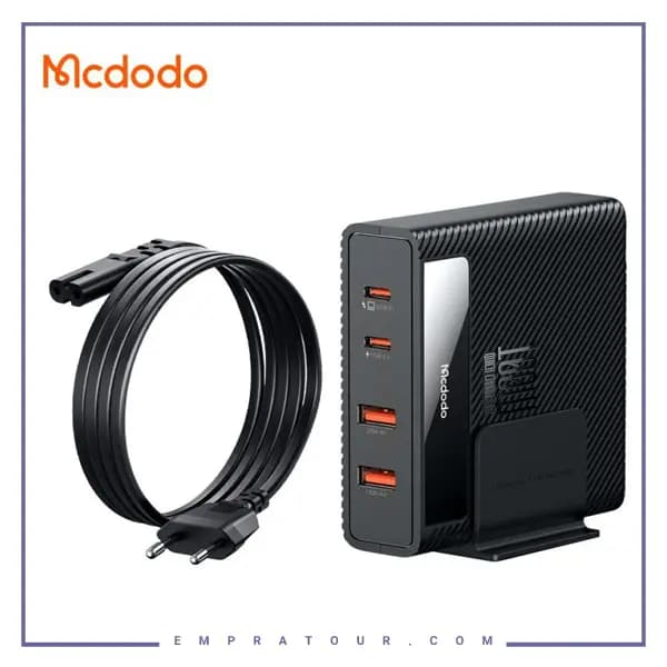 آداپتور چهار پورت چندکاره مک دودو 100 وات Mcdodo 100W PD Quick Charging Station CH-1802
