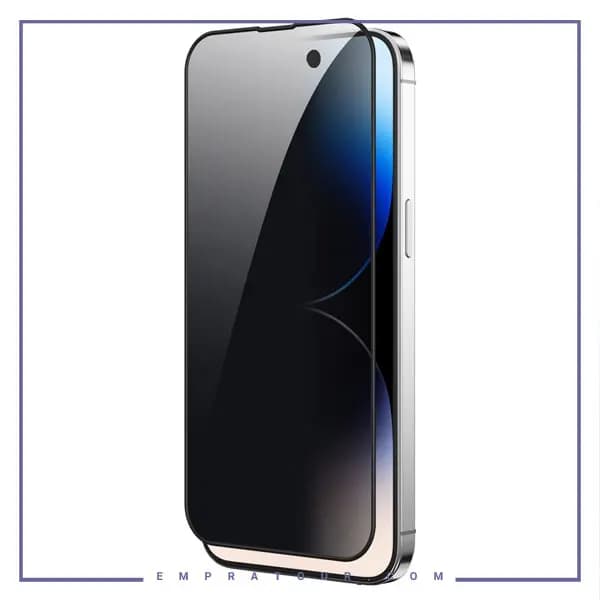 گلس حریم شخصی گرین لاین آیفون Green Lion Silicone Plus 3D Privacy Iphone 14 Pro