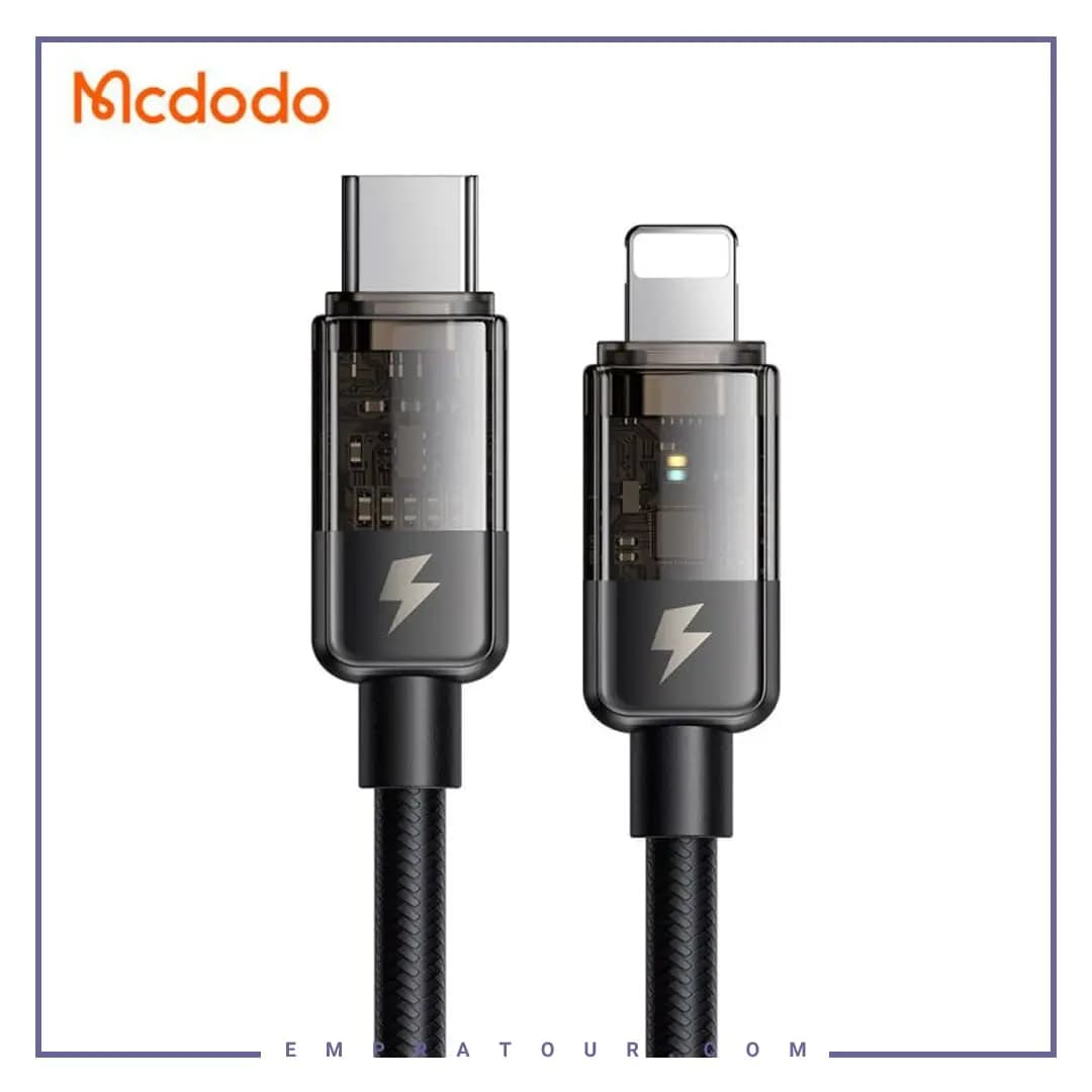 کابل قطع کن دار تایپ سی به لایتنینگ 1.8متری مک دودو Mcdodo Auto Power Off Type-C To Lightning CA-3161