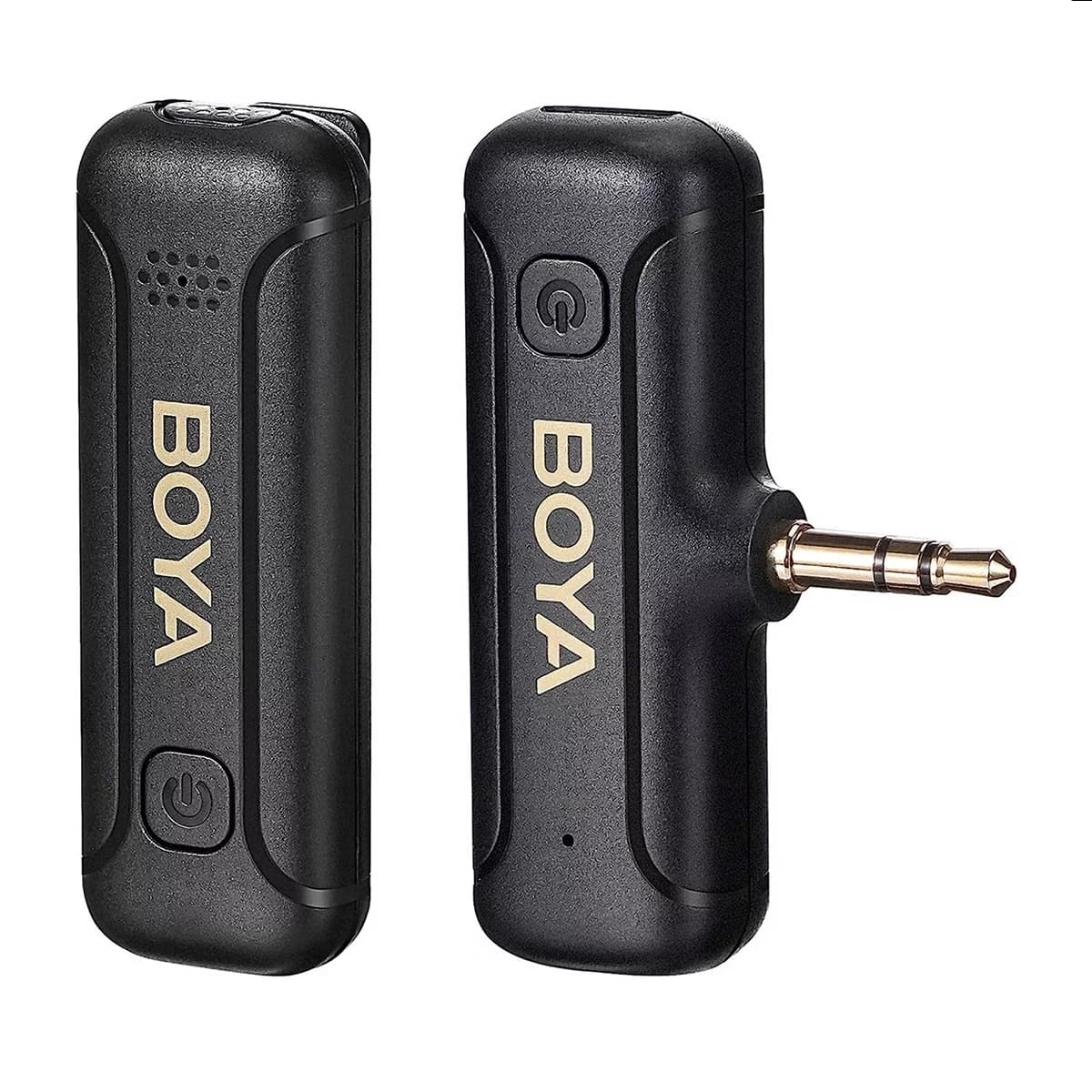 میکروفن بی سیم یقه ای بویا مدل WM3T2-M1 رابط 3.5 میلی متری