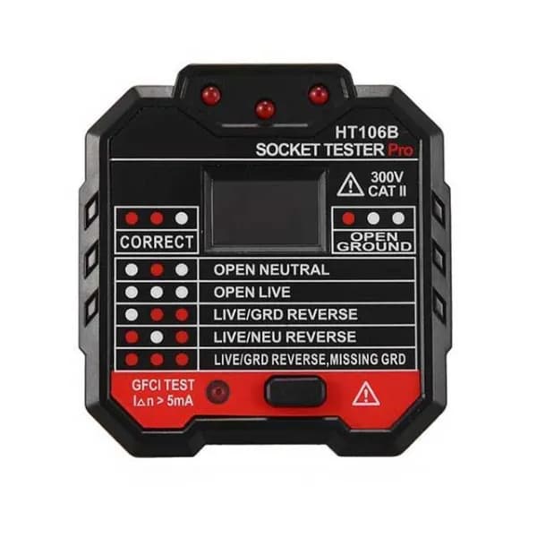 تستر ولتاژ و GFCI کایوتس مدل HT106B