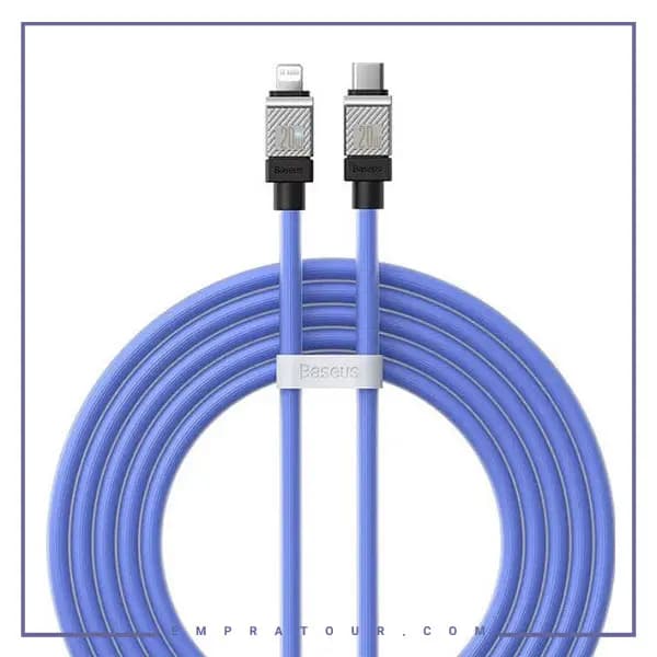 کابل شارژ لایتنینگ به تایپ سی 2 متر بیسوس Baseus CoolPlay Series Cable Lightning to Type-C CAKW000103