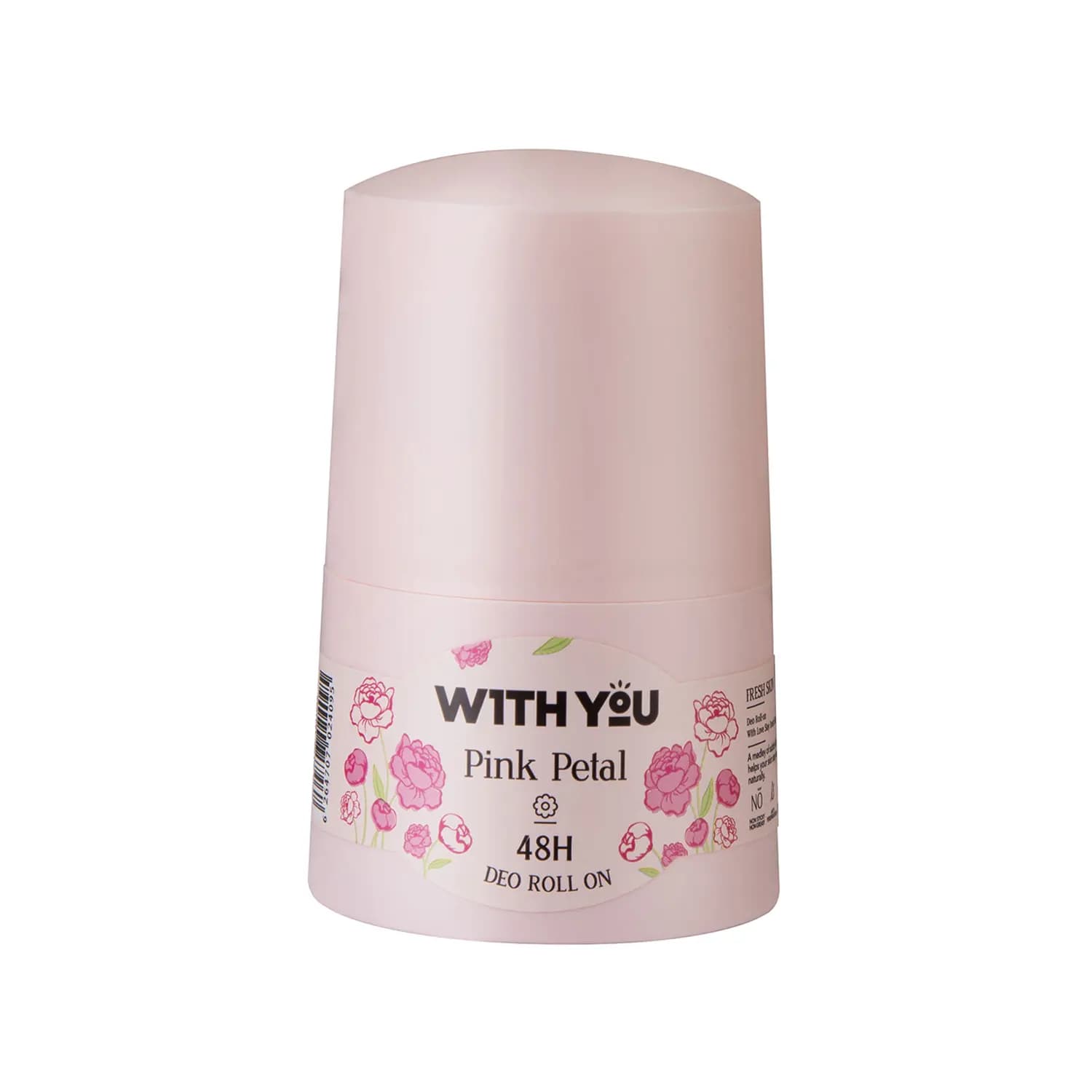 مام رول ضد تعریق ویت یو مدل Pink Petal حجم 50 میلی لیتر