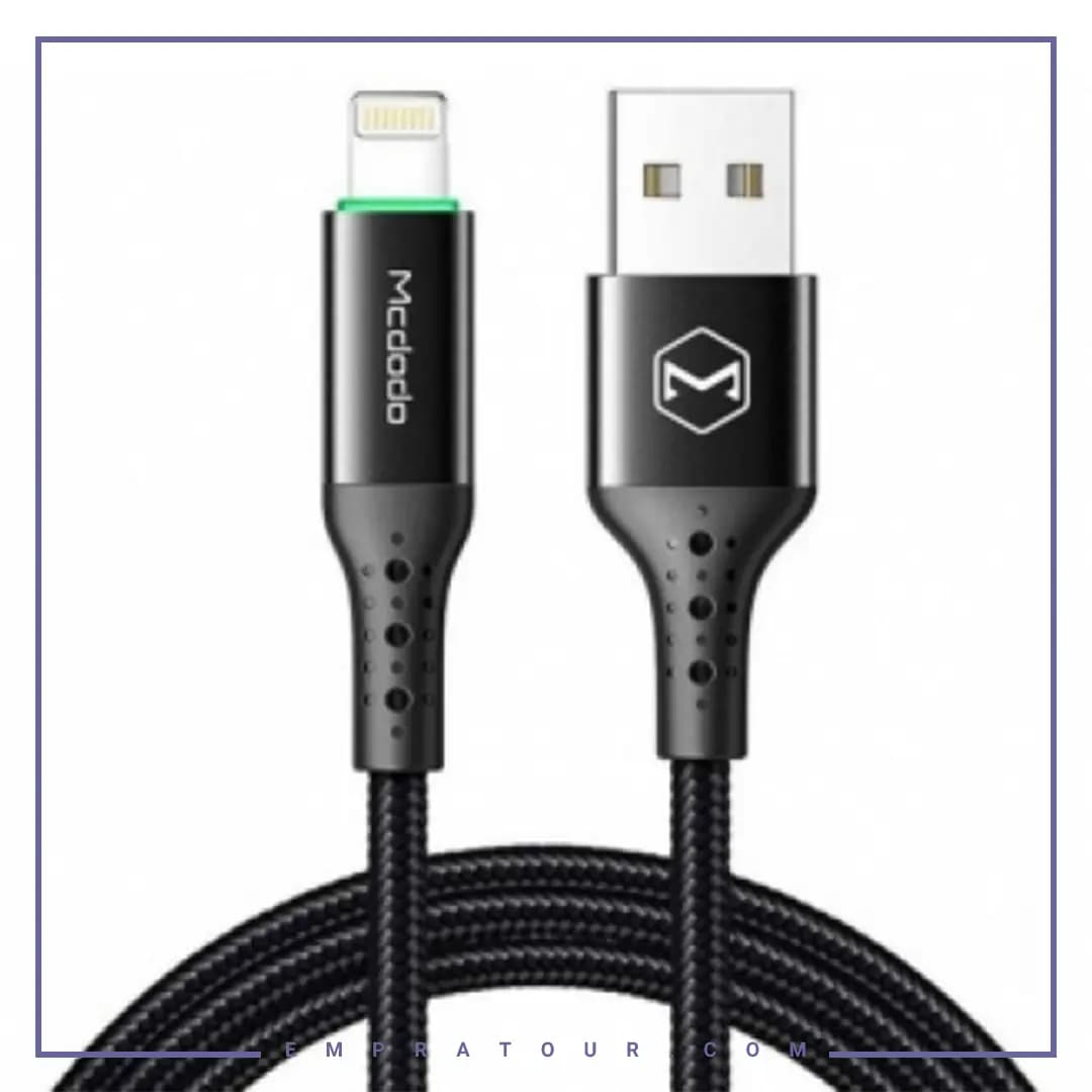 کابل لایتنینگ قطع کن دار مک دودو 1.2متر Mcdodo Lightning Auto Power Off CA-7410