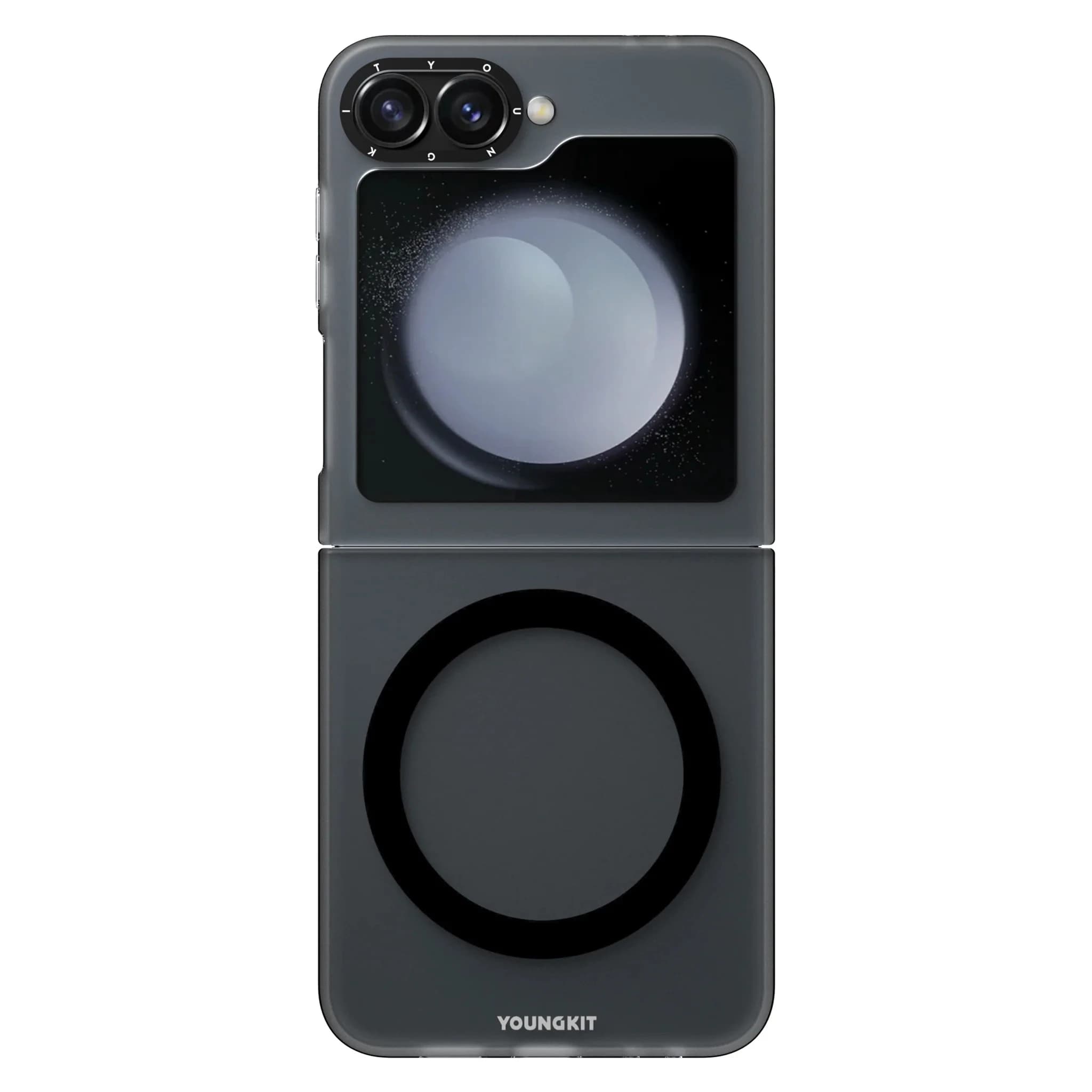 کاور گوشی سامسونگ Galaxy Z Flip 6 یانگ کیت مدل Hidden Sand Magsafe