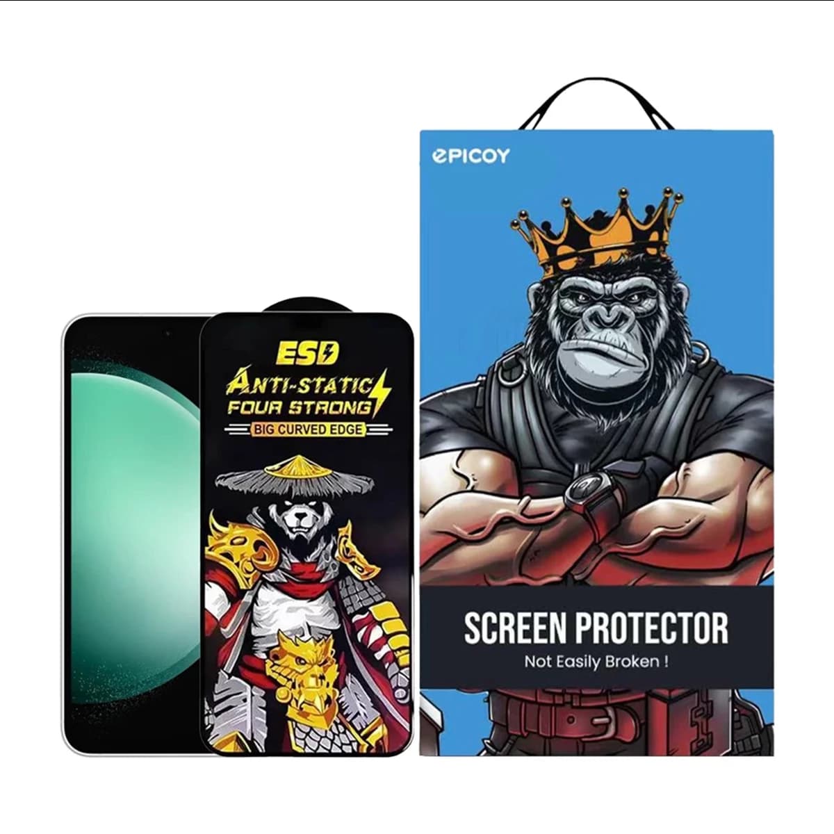 گلس گوشی سامسونگ Galaxy S23 FE - A54 اپیکوی مدل Warrior ESD