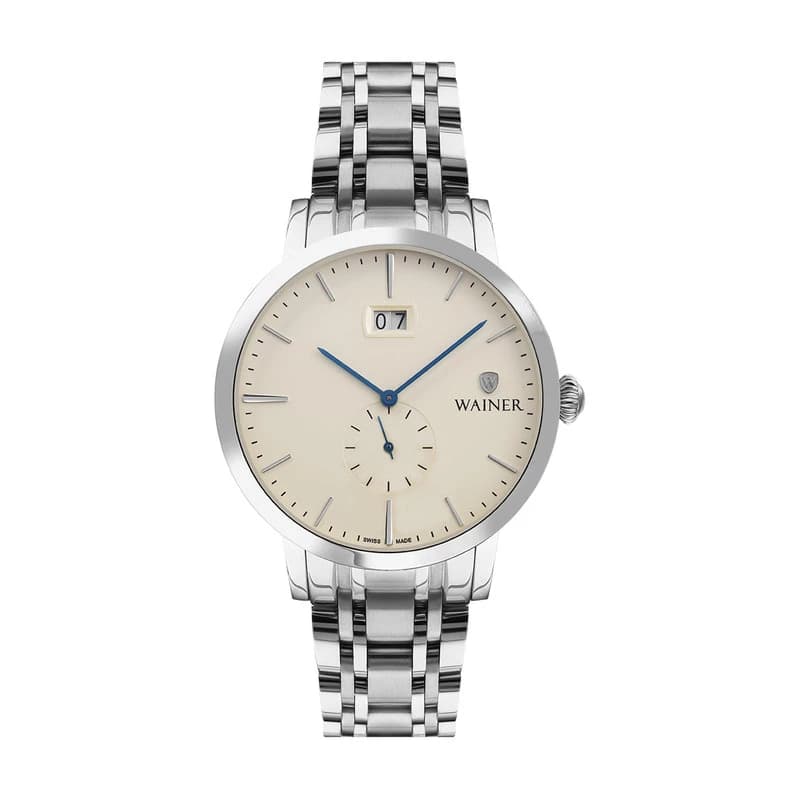 ساعت مچی مردانه واینر مدل WA.01881-E بند استیل نقره ای