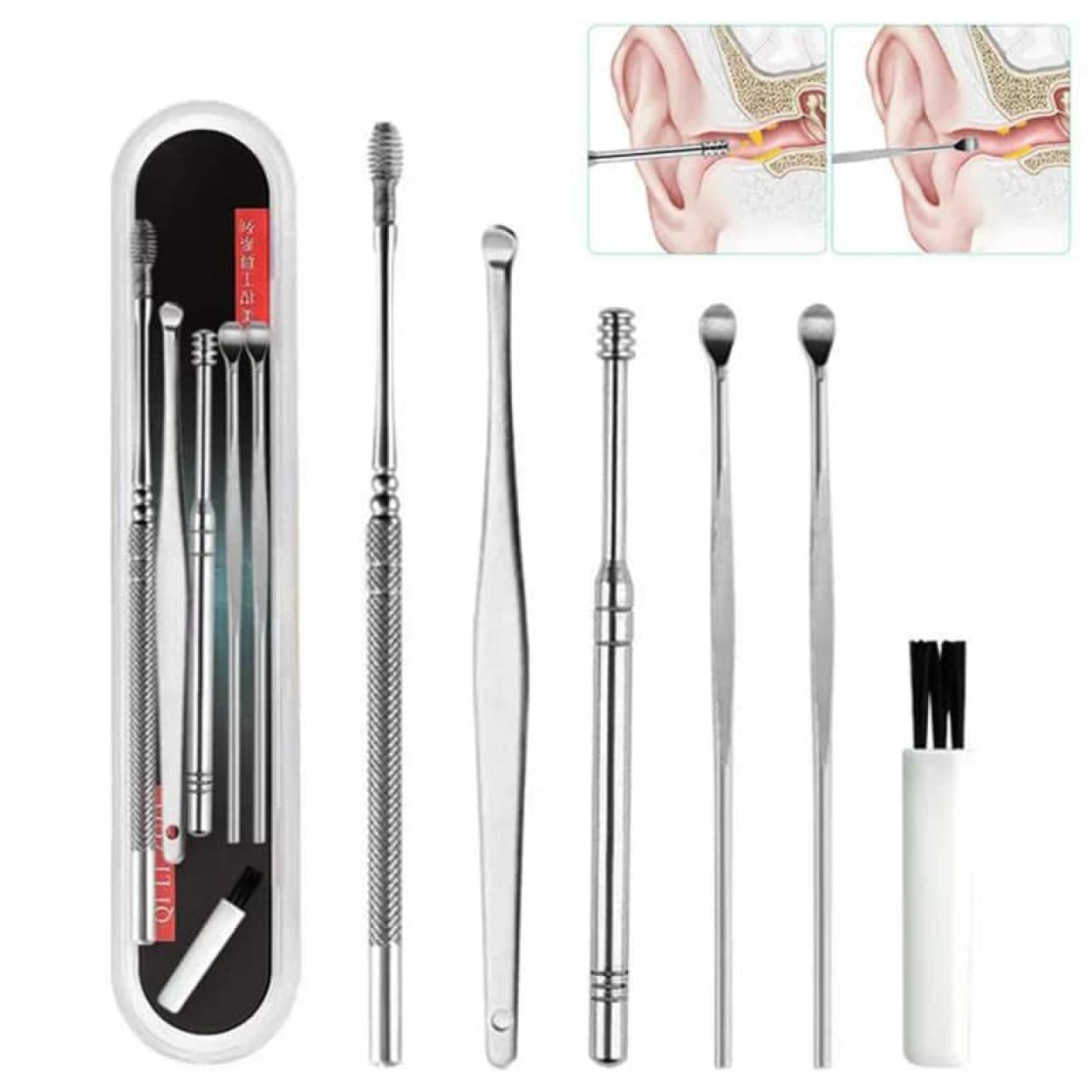 گوش پاک کن فنری 5 تکه