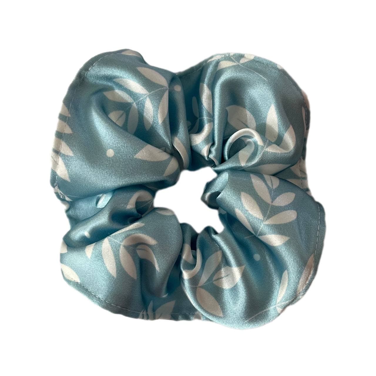 کش مو زنانه مدل اسکرانچی ساتن ابریشم طرح گندم