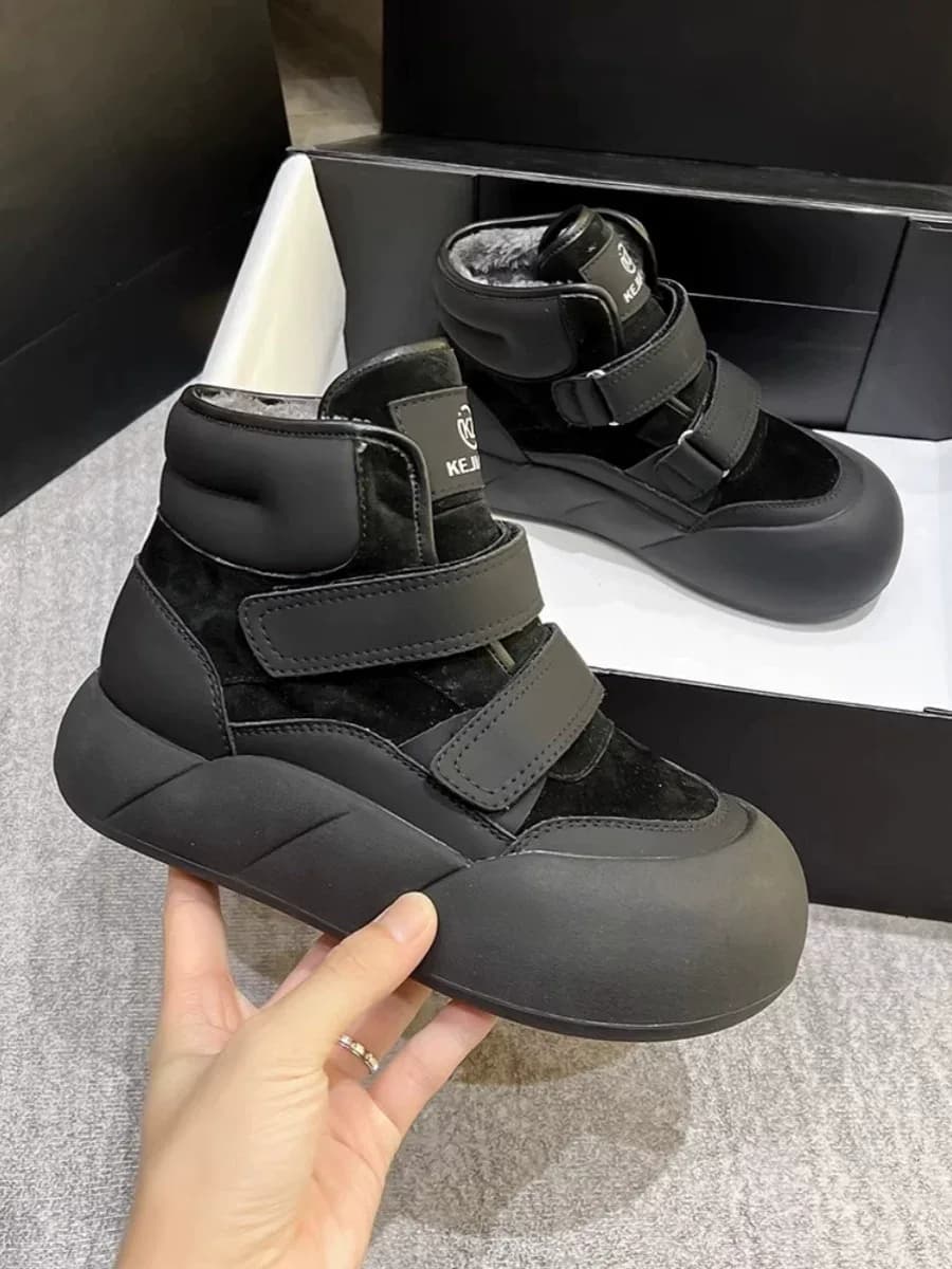 نیم بوت چرم زنانه کد 2450