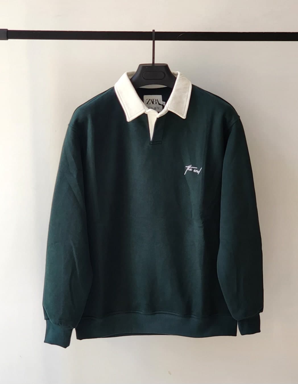 دورس یقه دار سبز کد 2406