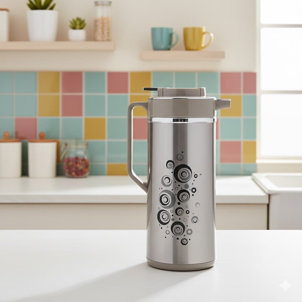 فلاسک 1.6 لیتری شیشه دار یونیک کد 1965