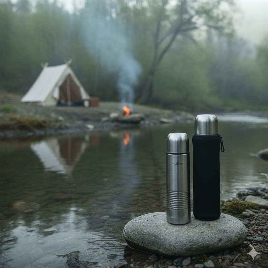 فلاسک 0.8 لیتر قلمی یونیک 1987 (درب جدید)