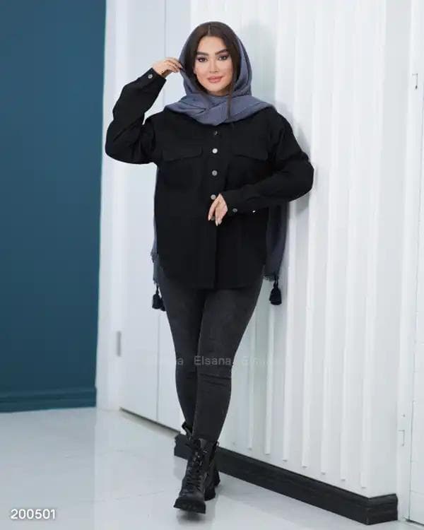 مانتو پاییزه زنانه مدل هایلان السانا Elsana کد 2005