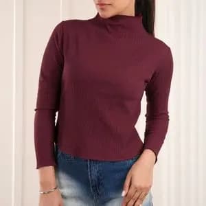 بلوز کبریتی یقه ایستاده