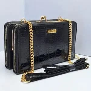 کیف مجلسی زنانه مدل آهو طرح آبشاری