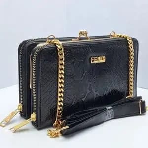 کیف مجلسی زنانه مدل آهو طرح پوست ماری