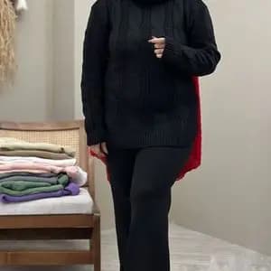 ست بافت یقه شل