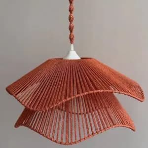 لوستر مکرومه بافی مدل لاله