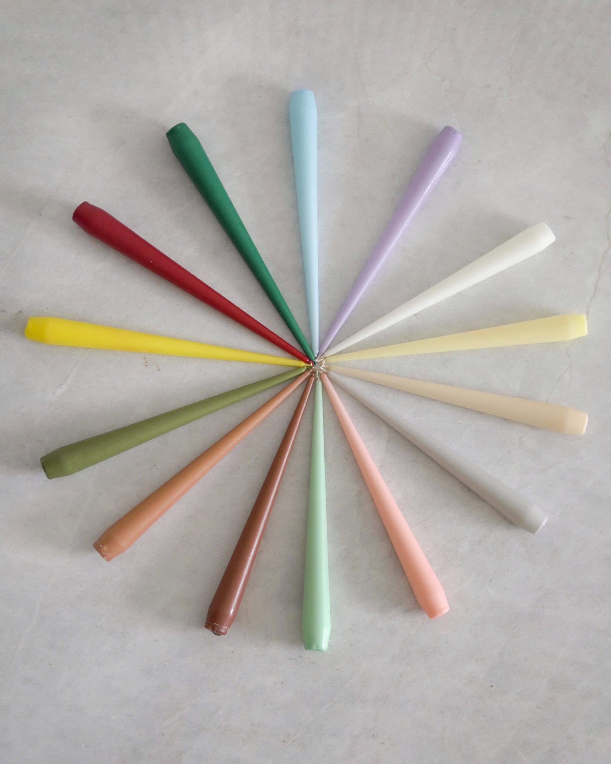 شمع دستساز قلمی ساده