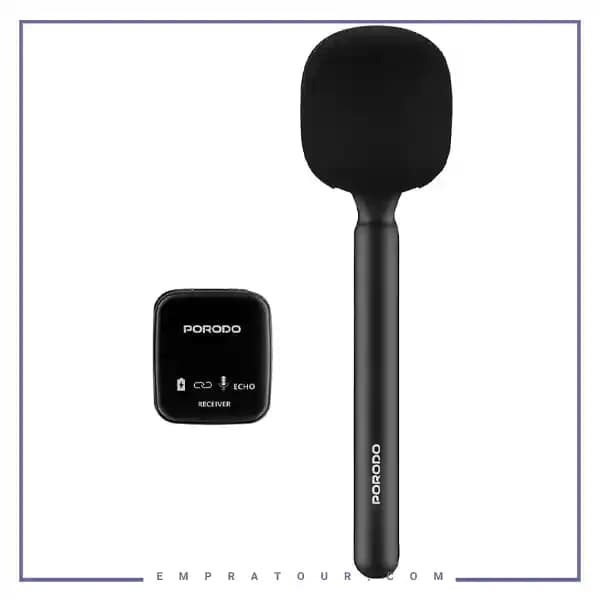 میکروفون دستی پرودو مدل Porodo Handheld Lavalier Microphone PD-LFST133