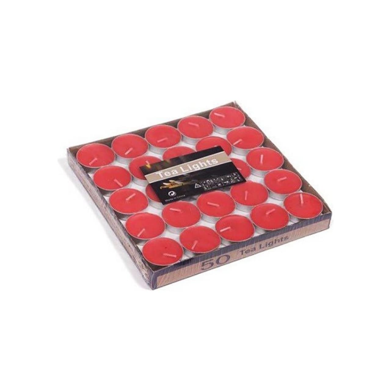 شمع وارمر قرمز بسته 50 عددی