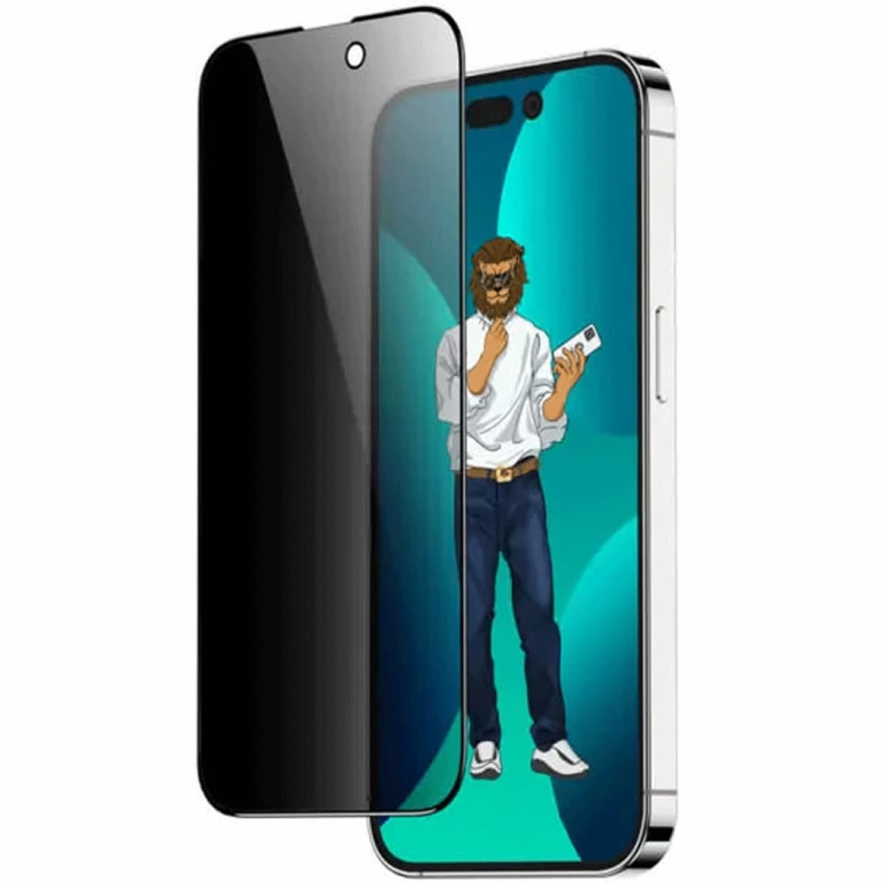 گلس پرایوسی آیفون 13 پرومکس و آیفون 14 پلاس گرین لاین GN9HSPY14M