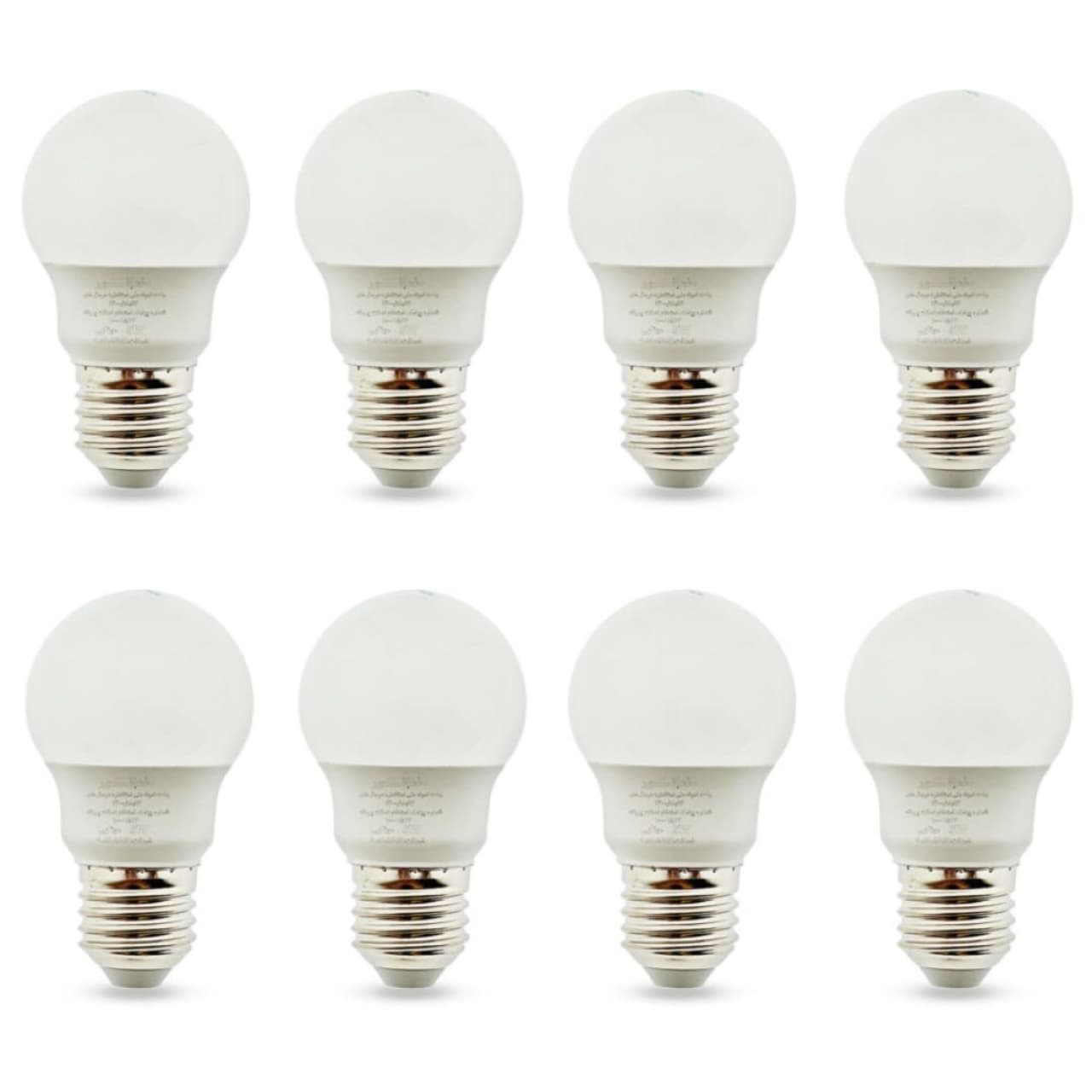 لامپ ال‌ای‌دی حبابی 5وات نمانور مدلA50 پایهE27 مجموعه 8 عددی