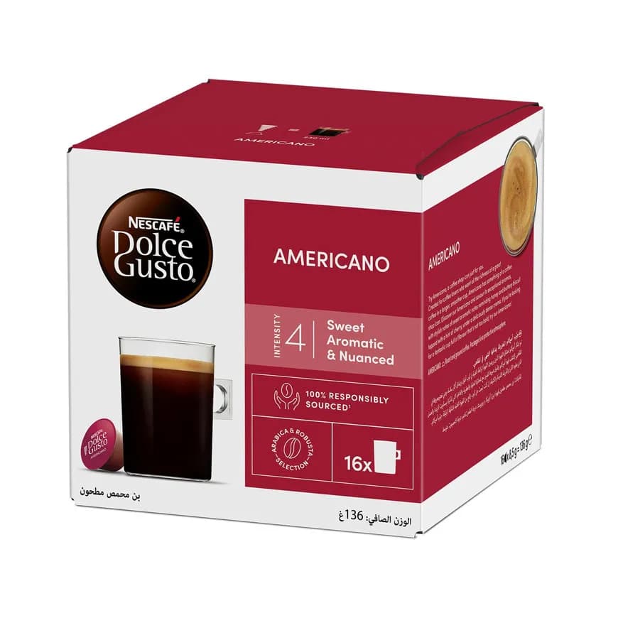 کپسول قهوه دولچه گوستو آمریکانو | Dolce gusto Americano