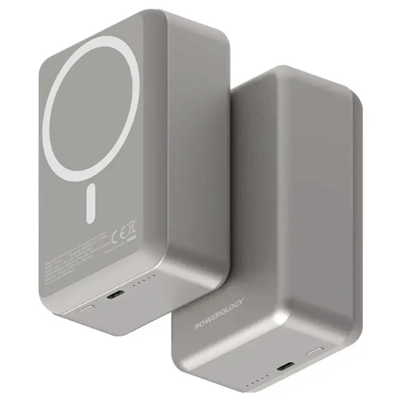 پاوربانک 30000 وایرلس 15 وات و تایپ‌سی 20 وات پاورولوژی مدل PPBCHA81-GY