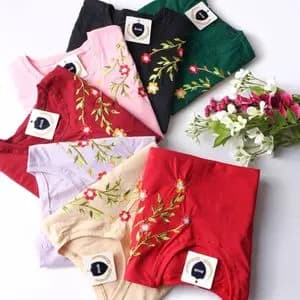 تیشرت گلدوزی زنانه نخپنبه گرم بالا