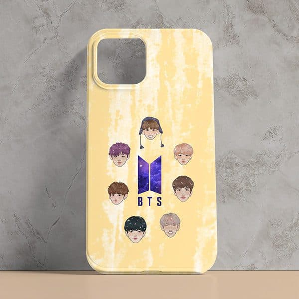 قاب گوشی موبایل طرح بی تی اس کد CAA713